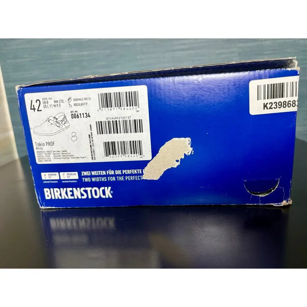 NIB - Birkenstock Tokio Prof. Leather Clog - Size 42 (9/11)